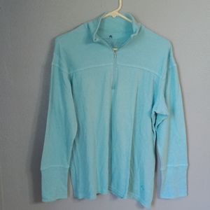 ⏳ Green Source Light Blue 1/4 Zip Shirt XL